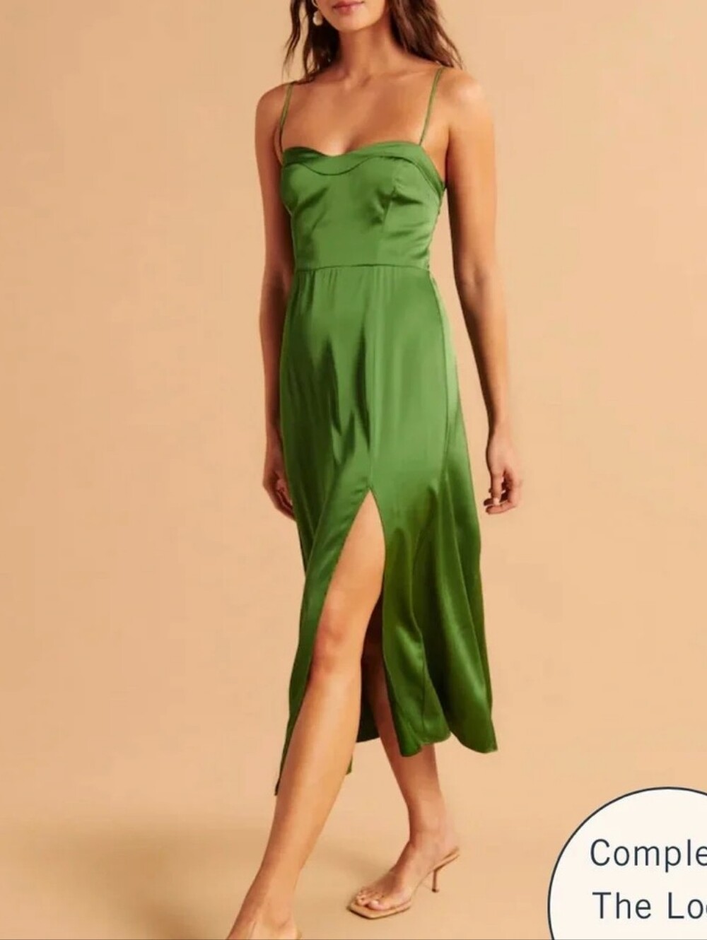 BNWT Abercrombie & Fitch Camille Satin Dress